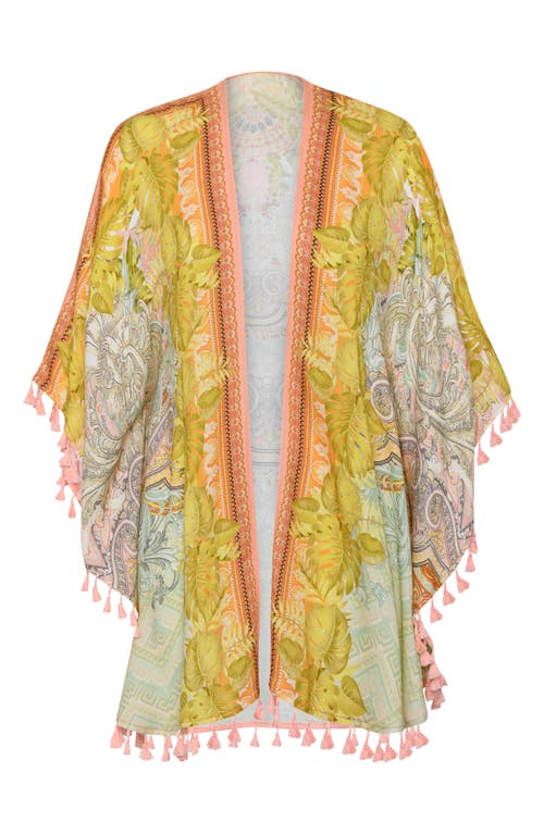 Sunshine 79 Dreamland Tassel Trim Cover-up In Yellow