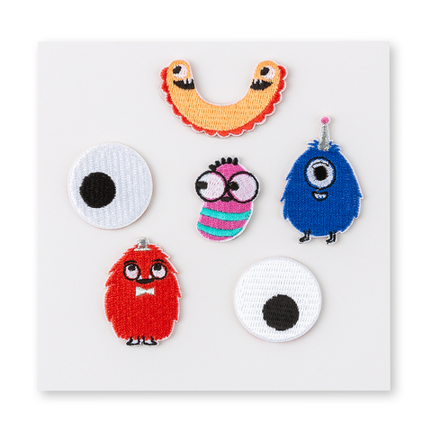 Little Monster Halloween Patch Set