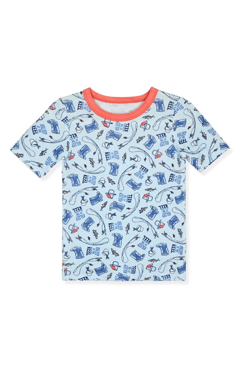 SLEEP ON IT Kids' Assorted 2-Pack Print Fitted Two-Piece Pajamas, Alternate, color, Blue