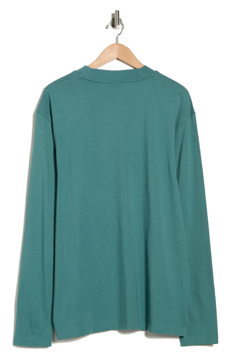 HUGO Nilongti Crewneck Sweatshirt, Alternate, color, Medium Green