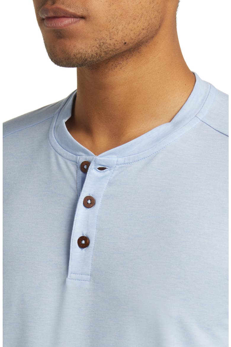 The Seabreeze Performance Long Sleeve Henley, Alternate, color, BLUE GLOW