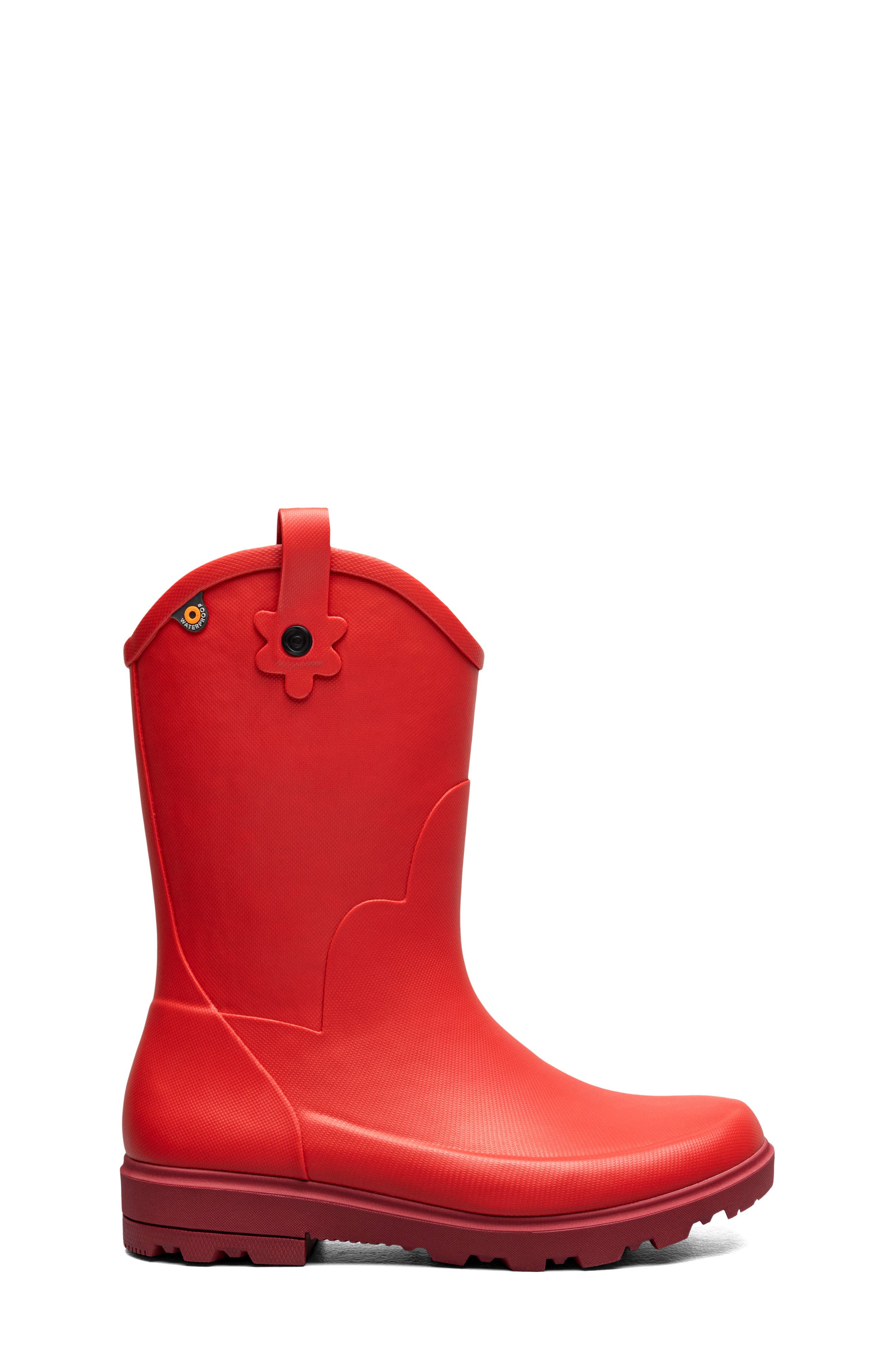 Kids' Lil Jolene Waterproof Rain Boot, Alternate, color, RED