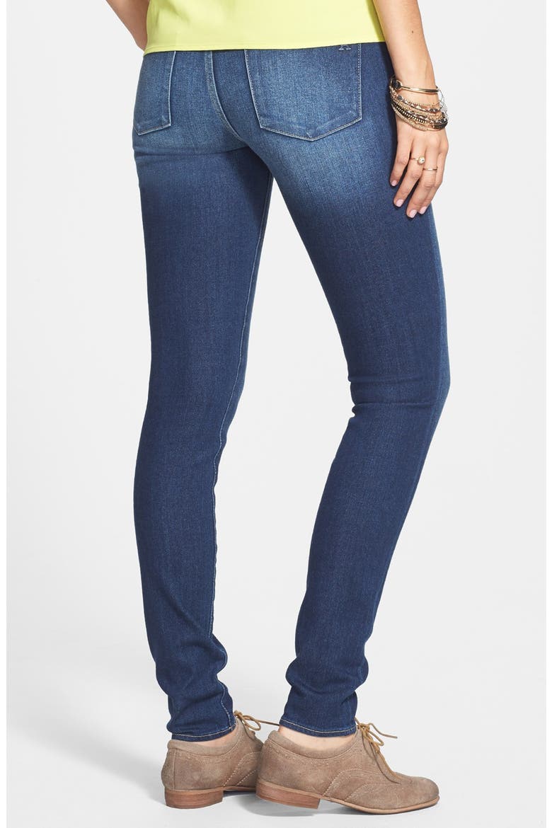 'Mya' Skinny Jeans, Alternate, color, DARK WASH