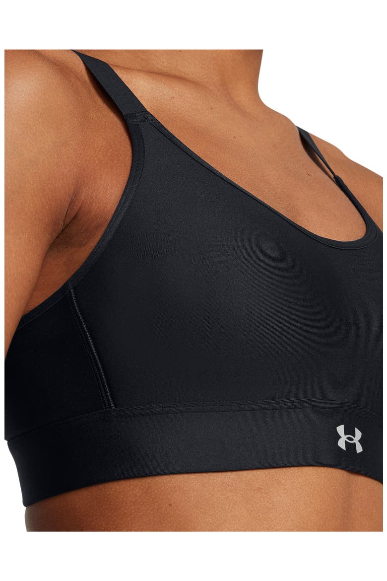 Continuum Twist Mid Support Sports Bra, Alternate, color, BLK