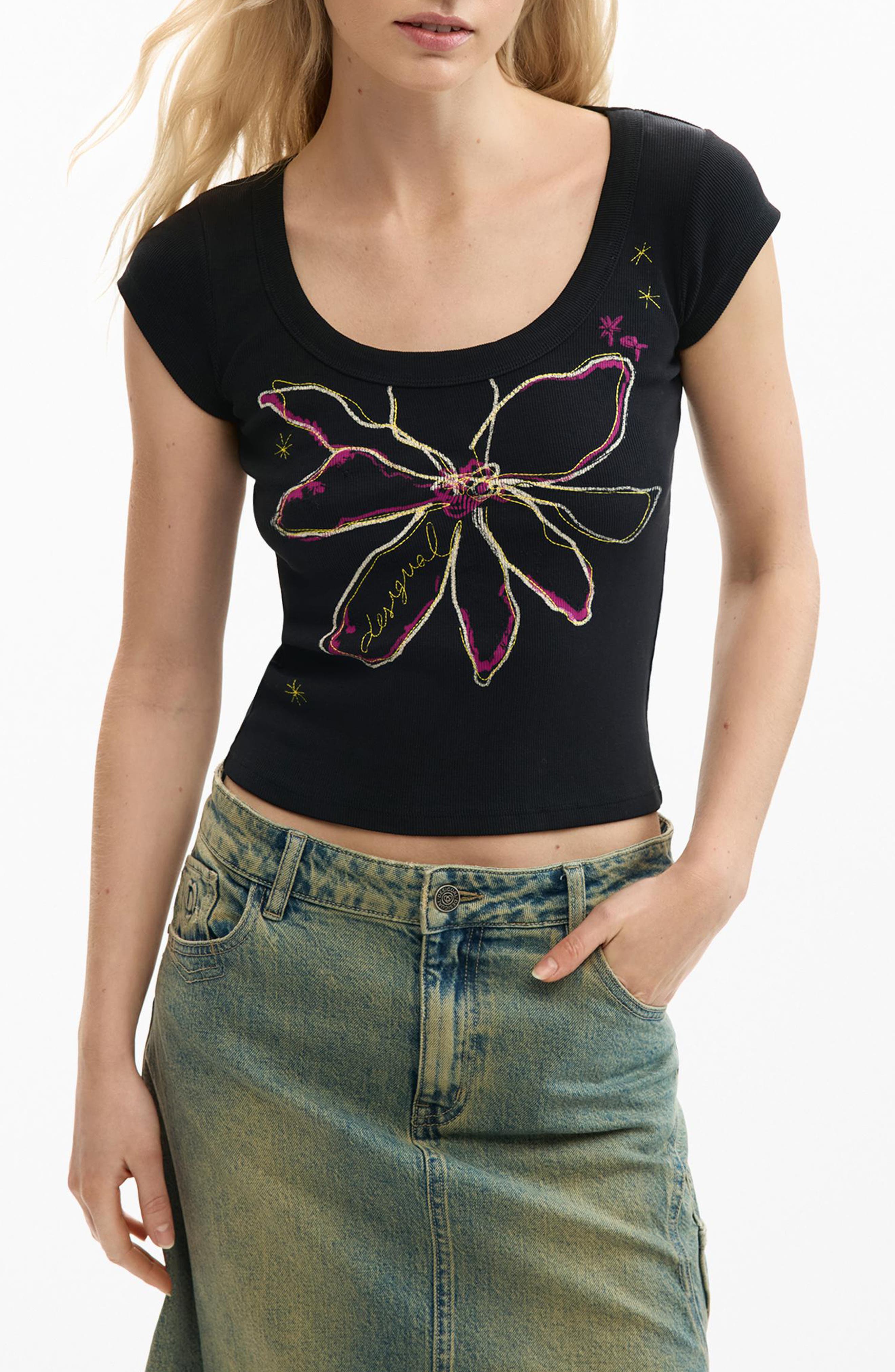 Floral Graphic T-Shirt