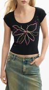 Desigual Floral Graphic T-Shirt