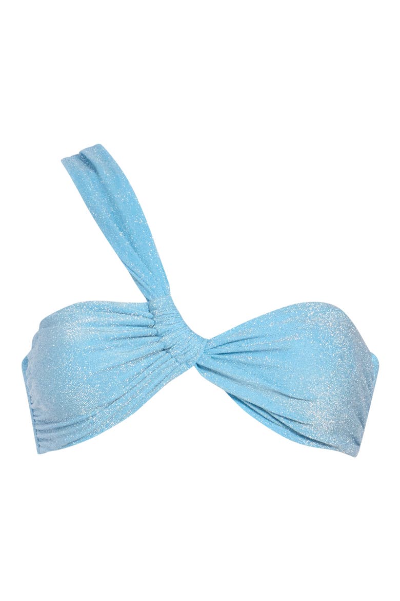 Frankie One-Shoulder Bikini Top, Main, color, ETHEREAL BLUE
