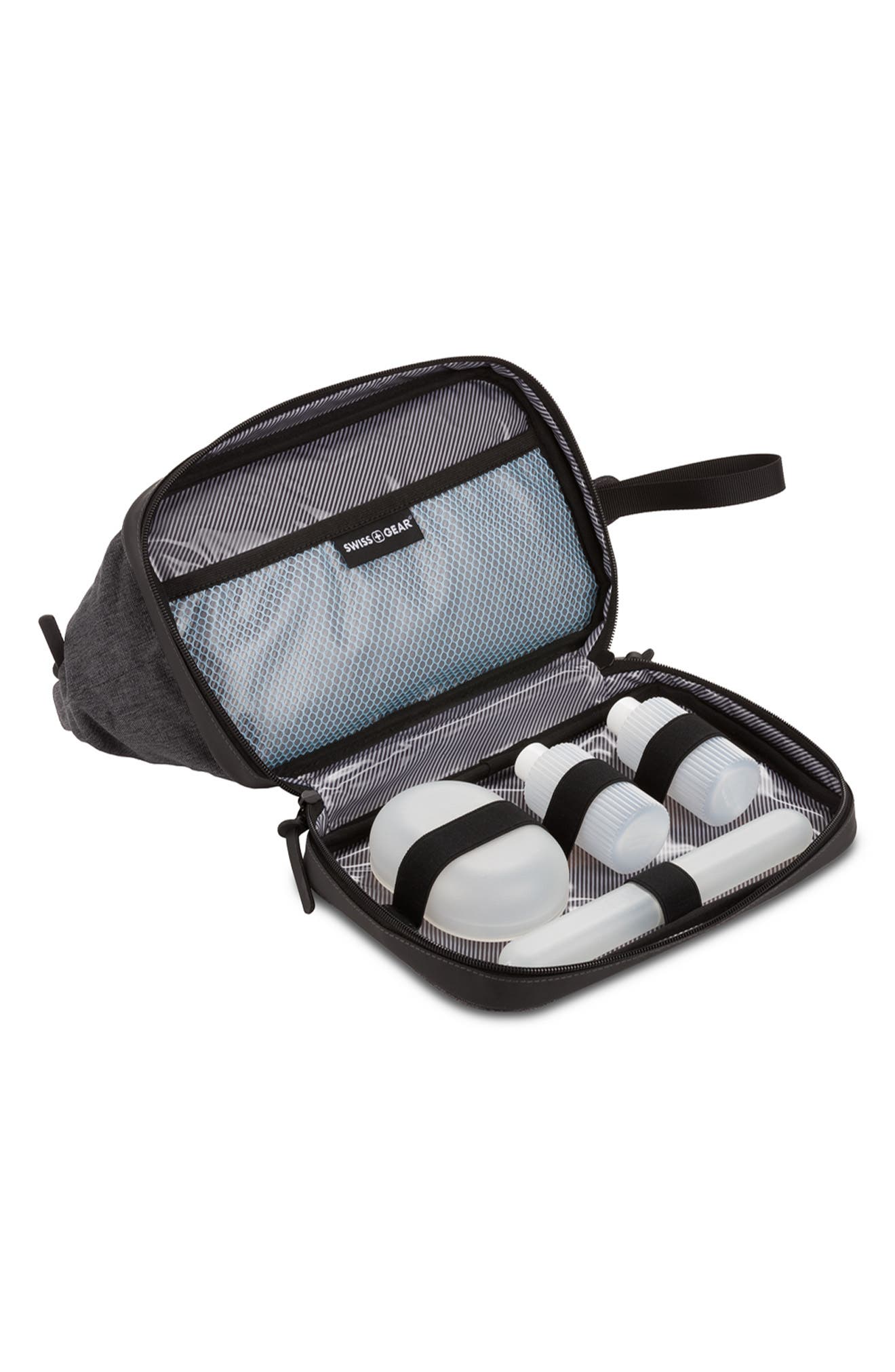 SWISSGEAR 3880 Deluxe Toiletry Bag, Alternate, color, Gray