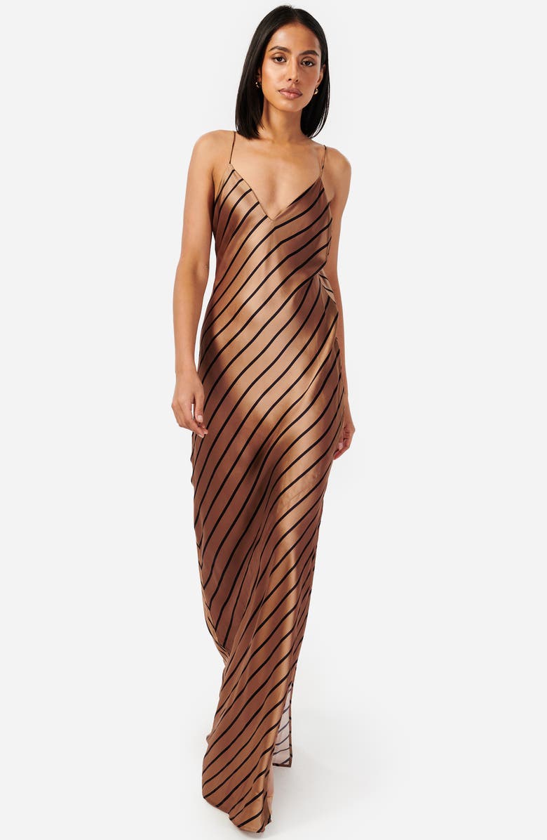 CAMI NYC Raven Silk Maxi Slipdress, Alternate, color, 