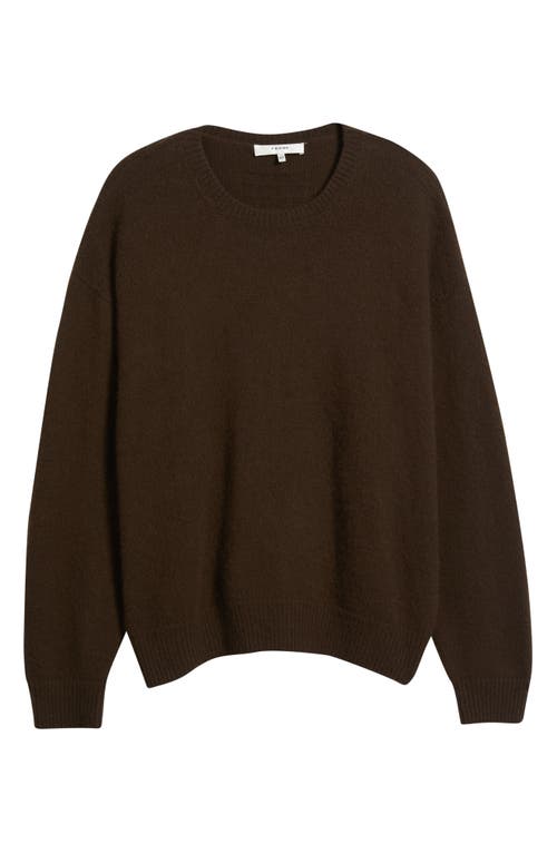 Frame The Cashmere Brushed Sweater In Brown