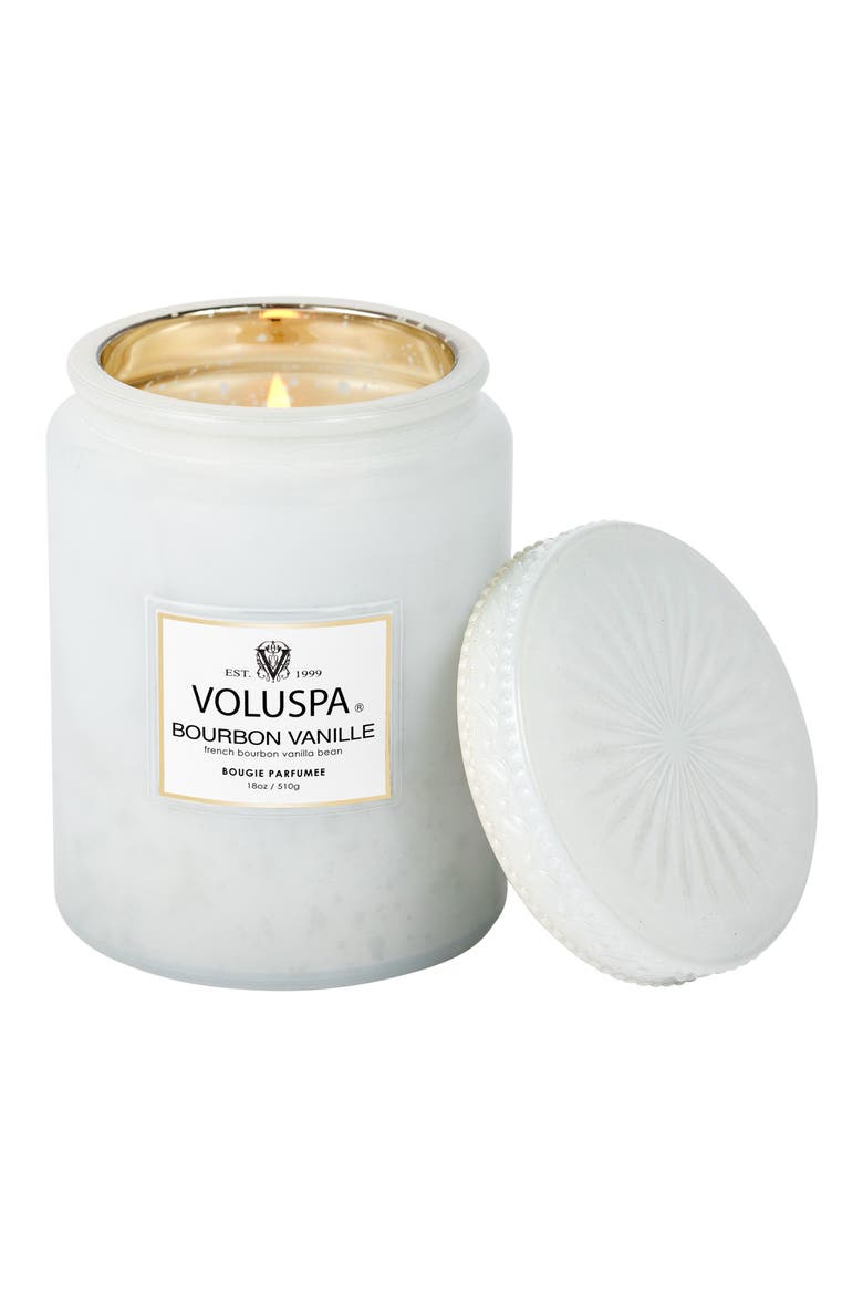 Bourbon Vanille Large Jar Candle, Main, color, BOUBON VANILLE