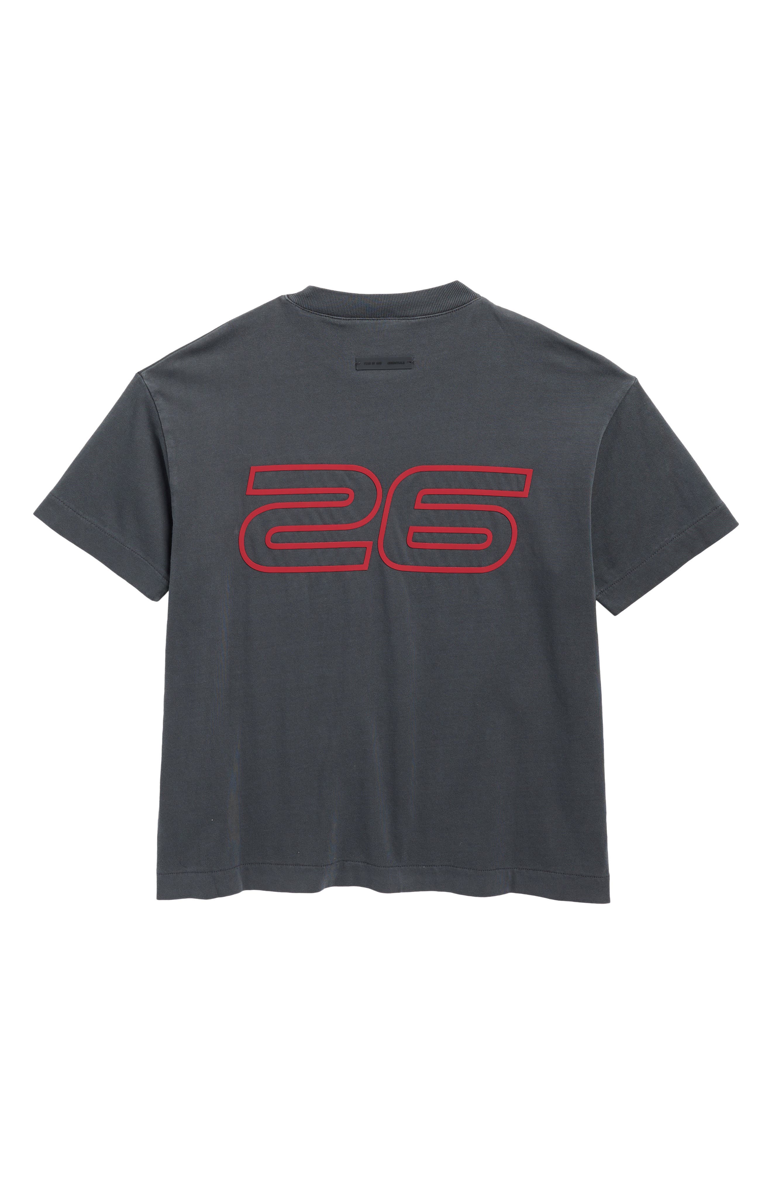 Детские Fear of God Essentials Kids' Cotton Graphic T-Shirt — фото 2