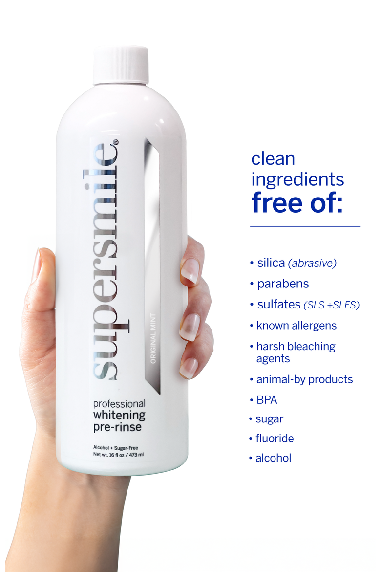 Professional Whitening Pre-Rinse 16.0 oz - Mint, Alternate, color, White