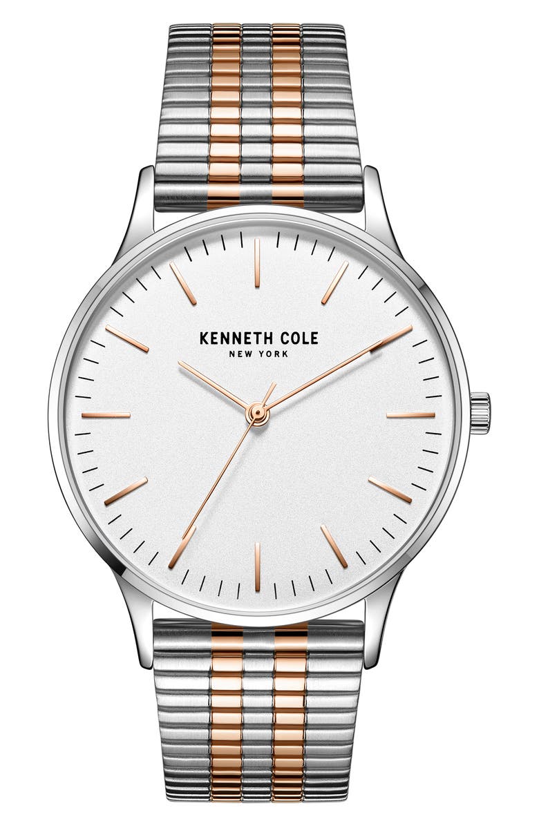 Kenneth Cole New York Mesh Strap Watch, 40mm, Main, color, 