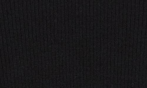 Twp Tease Short Sleeve Wool Sweater In Black