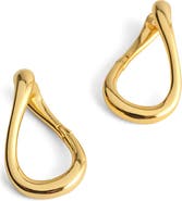 Madewell Front/Back Twisted Large Hoop Earrings