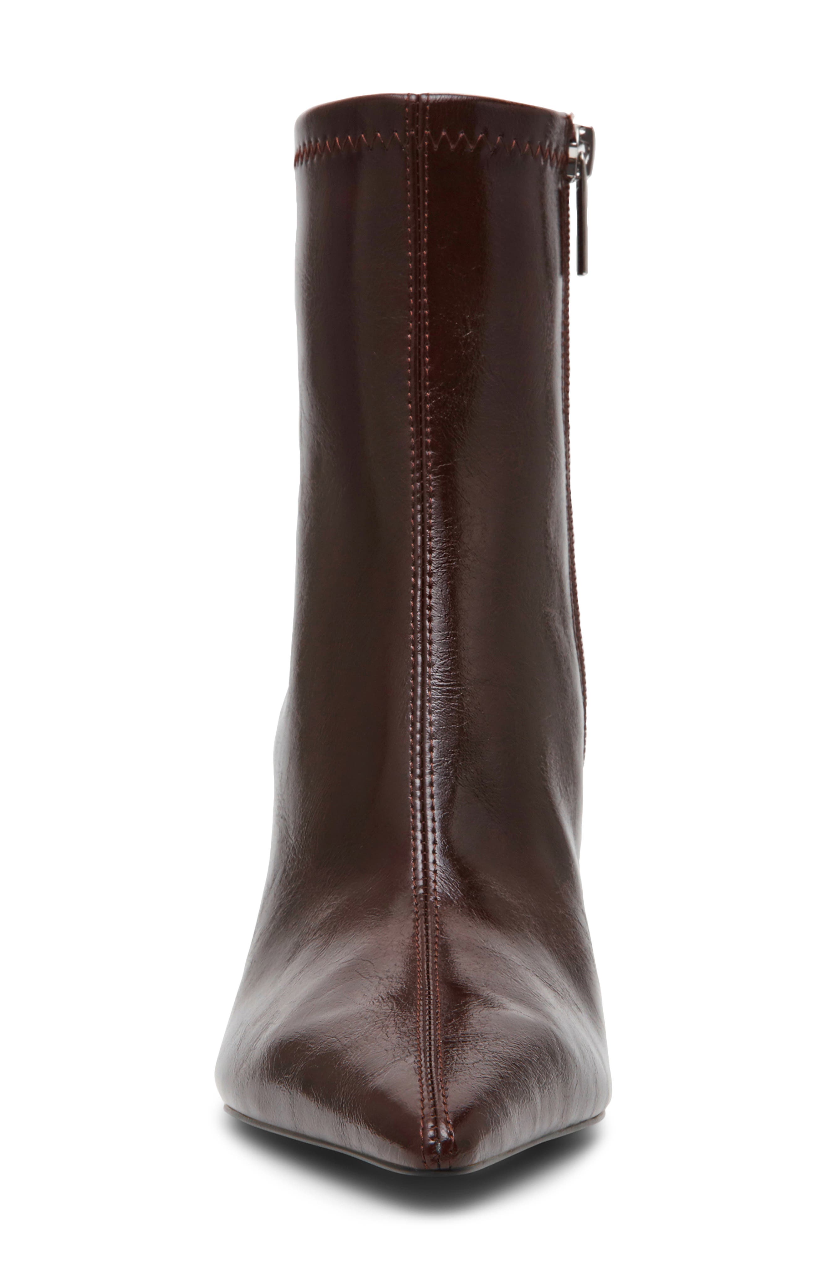 Tashey Pointed Toe Bootie, Alternate, color, BURGUNDY