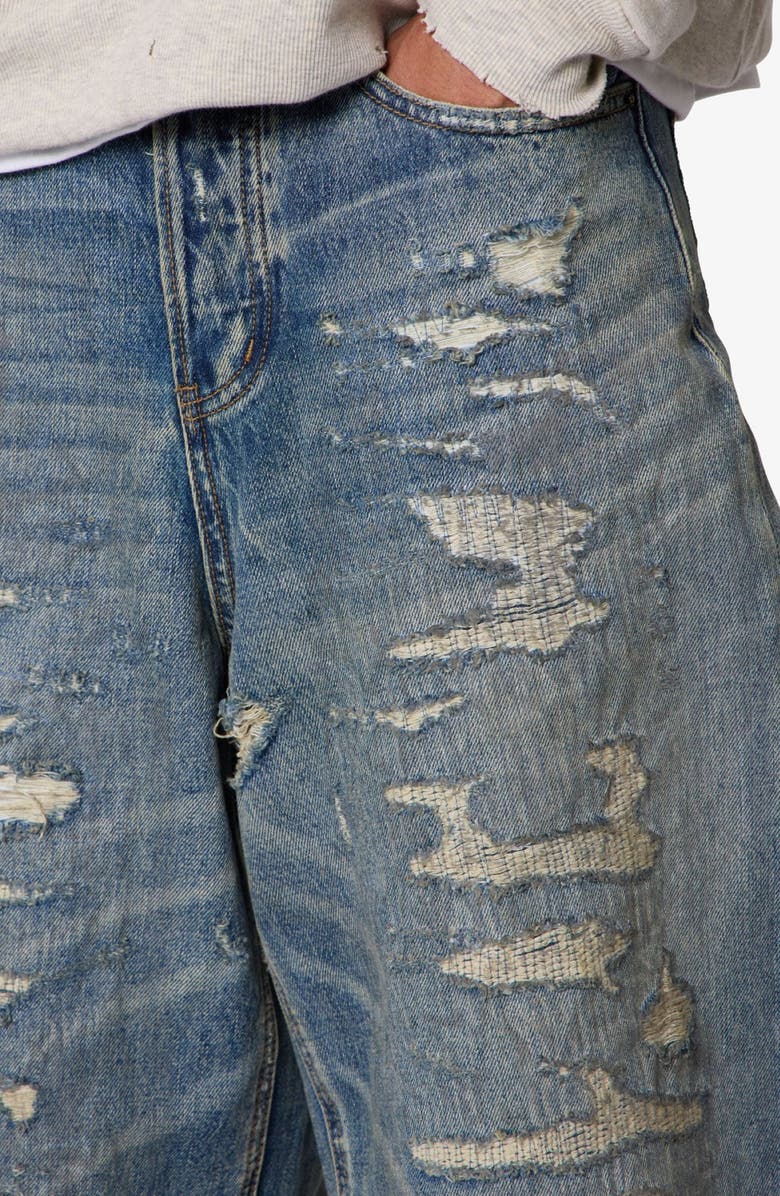 mnml Ultra Repaired Rave Jeans, Alternate, color, 