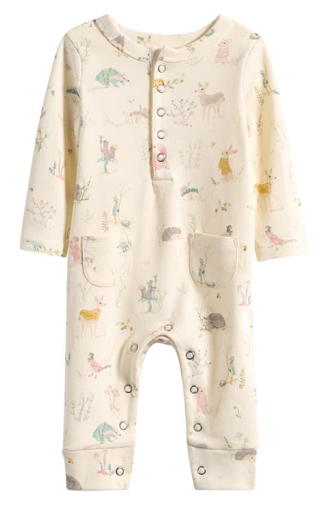 Patch Pocket Organic Cotton Romper (Baby)