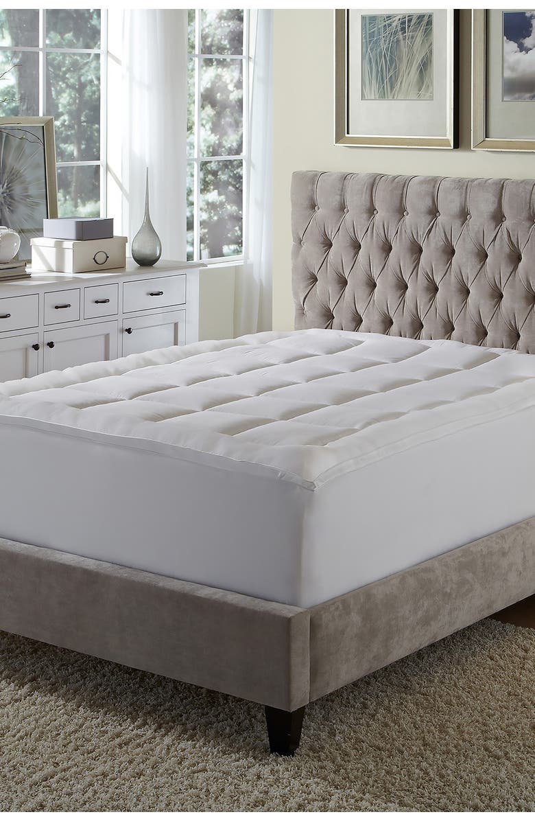 RIO HOME London Flat Microfiber Cal King Fiberbed, Main, color,