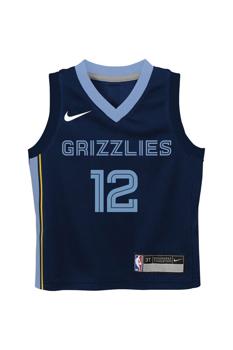 Preschool Nike Ja Morant Navy Memphis Grizzlies Swingman Player Jersey - Icon Edition, Alternate, color, Navy