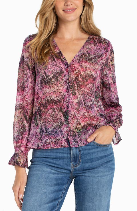 Print Button-Up Shirt