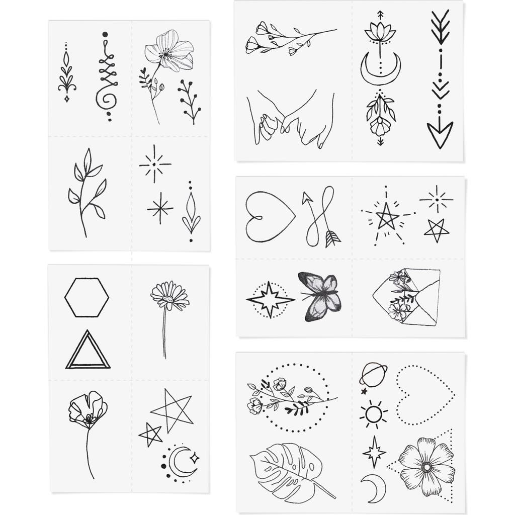 INKED by Dani Fine Line Temporary Tattoos in Black  product