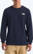 The North Face Long Sleeve NSE Box Logo Graphic T-Shirt