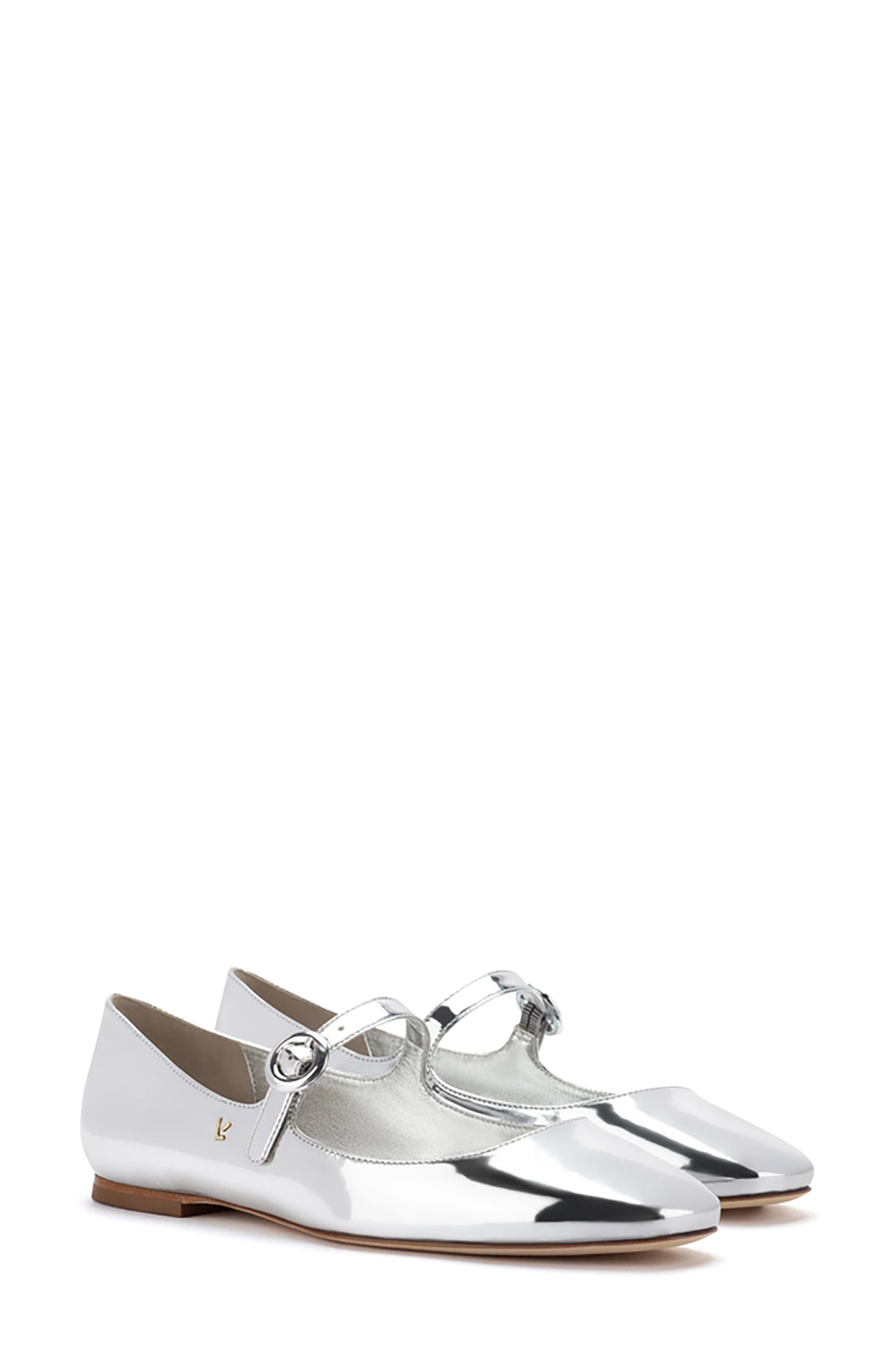 Blair Ballet Flat, Main, color, SILVER