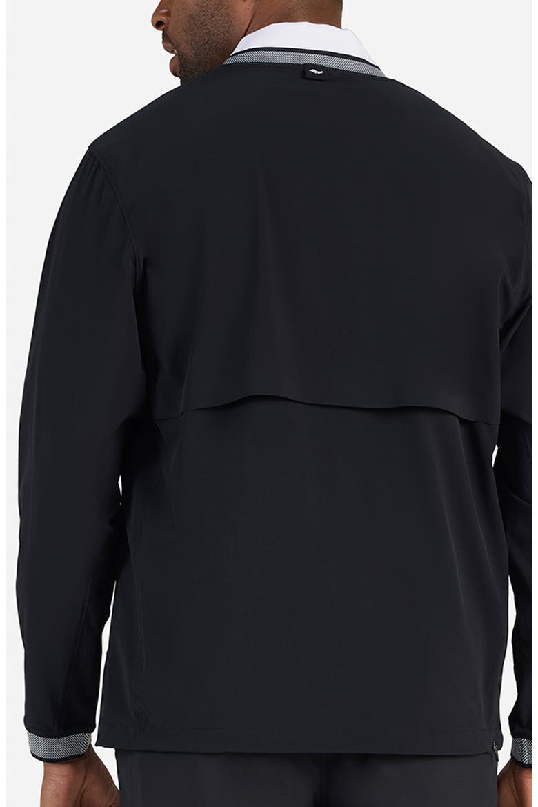 Kinetic Wind Resistant Pullover, Alternate, color, BLACK