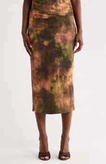 Mesh Pencil Skirt
