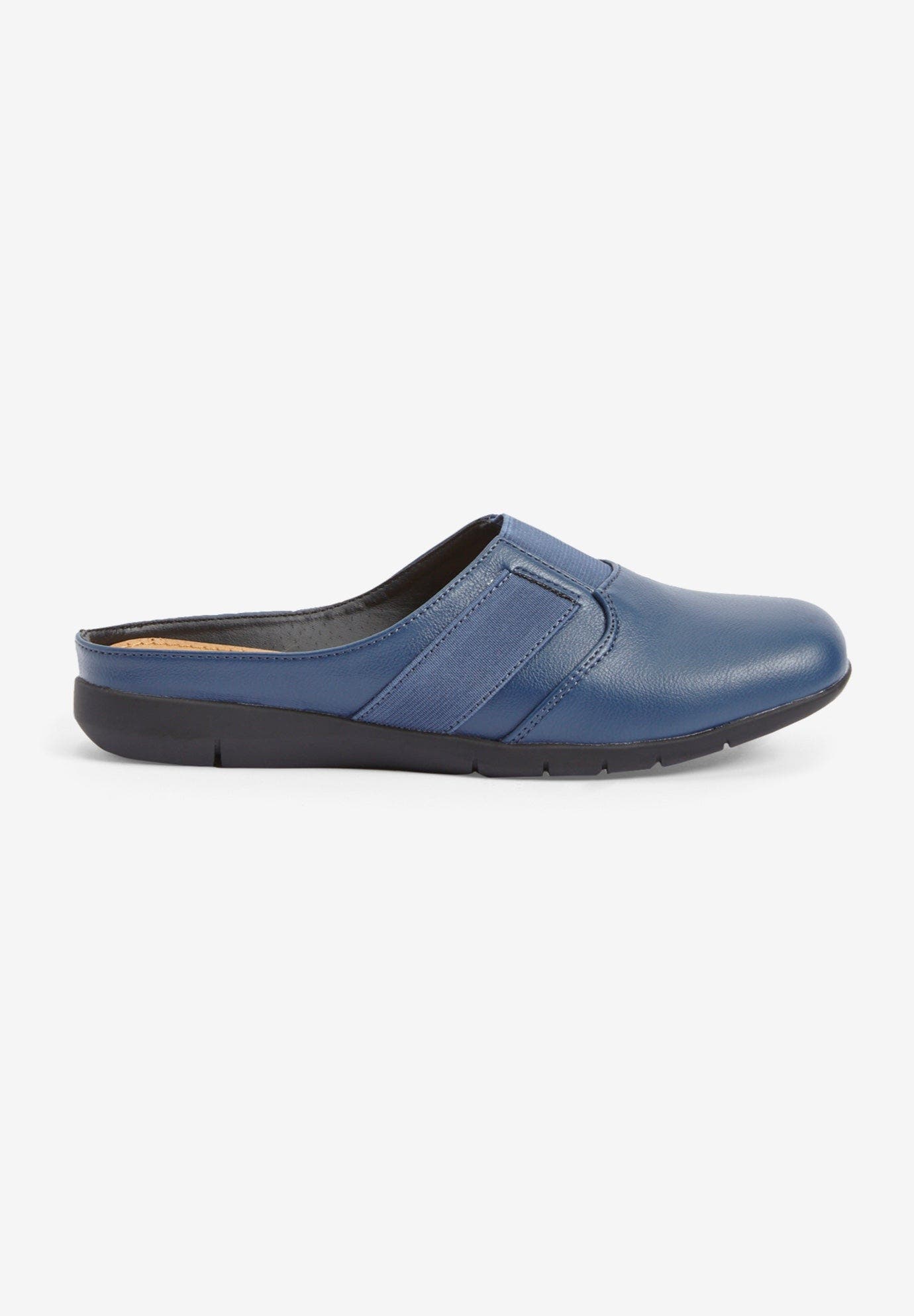 The Sarah Slip On Mule, Alternate, color, NAVY