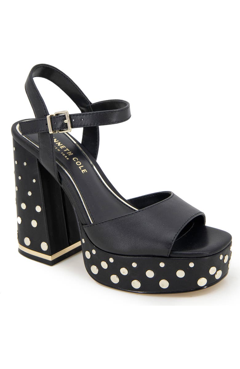 Kenneth Cole New York Dolly Stud Ankle Strap Platform Sandal, Main, color,