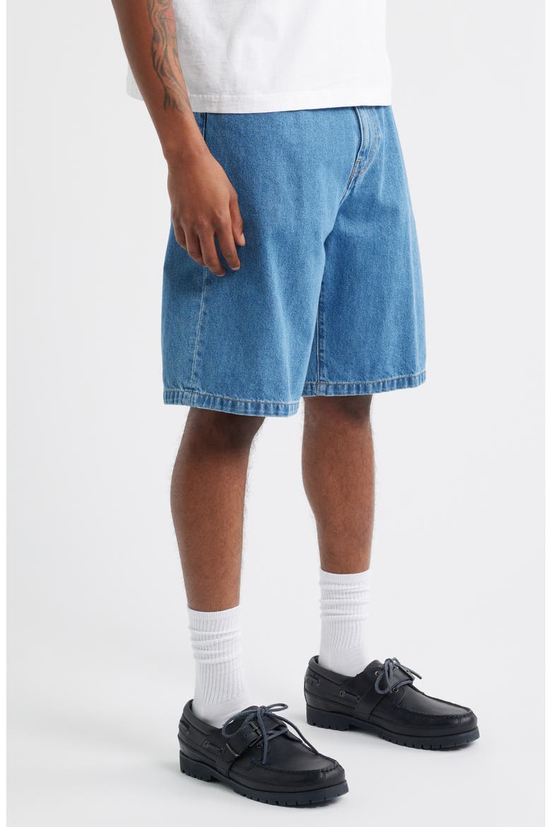 Landon Denim Shorts, Alternate, color, BLUE HEAVY STONE WASH