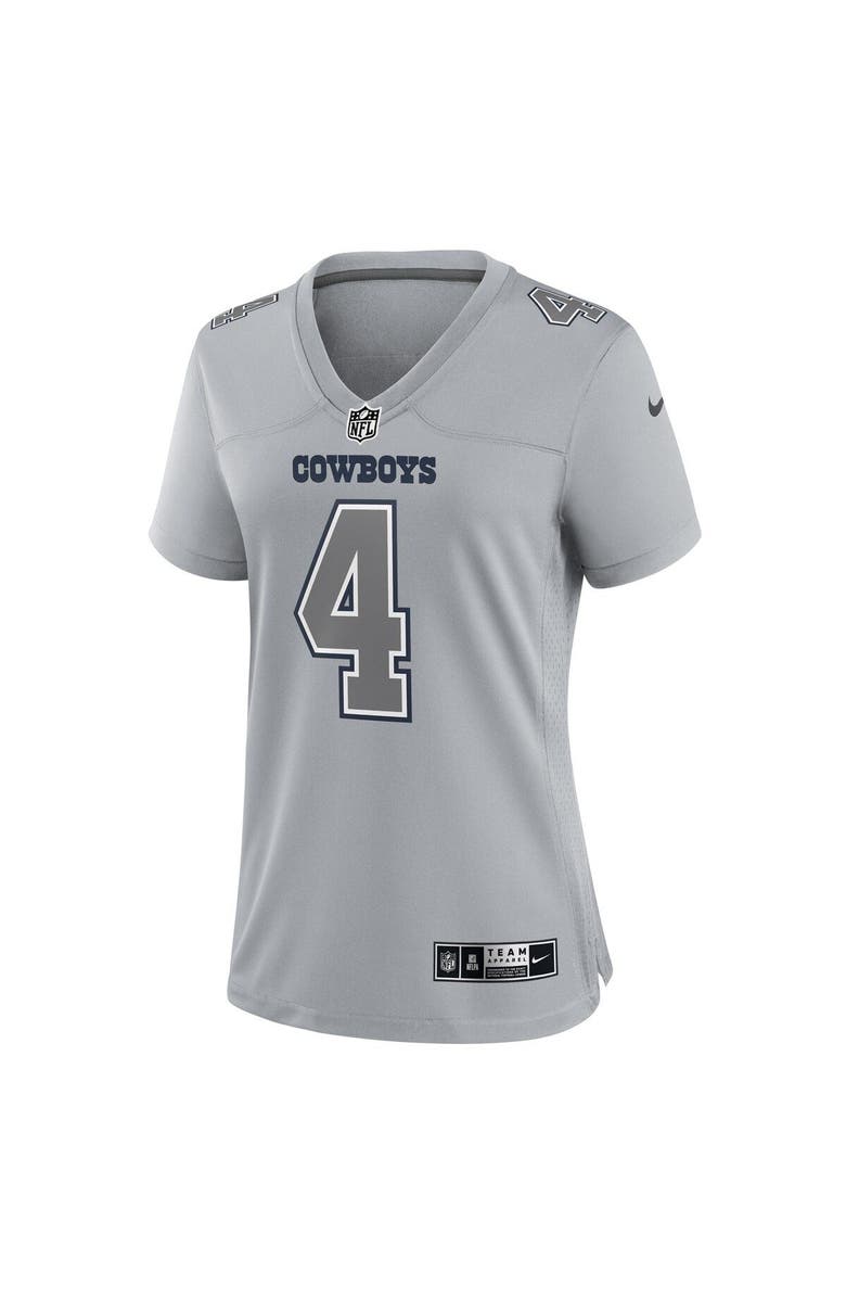 Nike Women's Nike Dak Prescott Gray Dallas Cowboys Atmosphere Fashion Game Jersey, Alternate, color, Gray