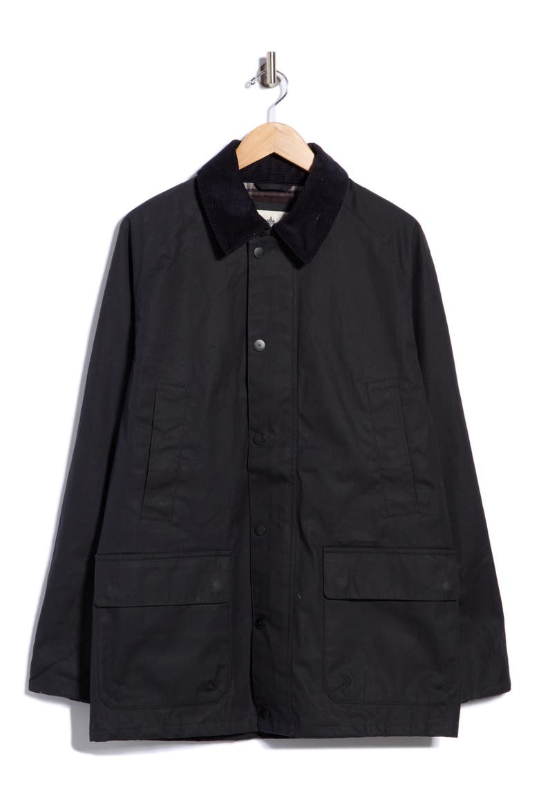 Wax Coated Field Coat, Alternate, color, NAVY