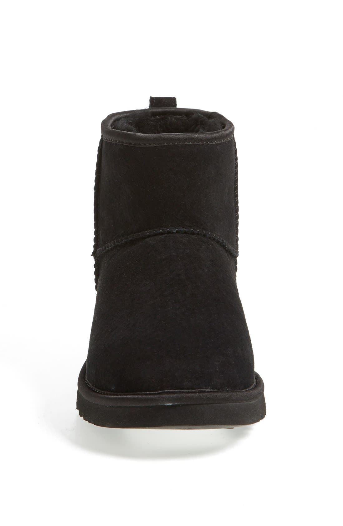 Australia 'Classic Mini - Crystal Bow' Boot, Alternate, color, BLACK