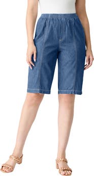 Roaman's Plus Size Easy-Wear Bermuda Short