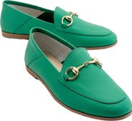 Forever & Always Shoes Penny Leather Horsebit Loafers