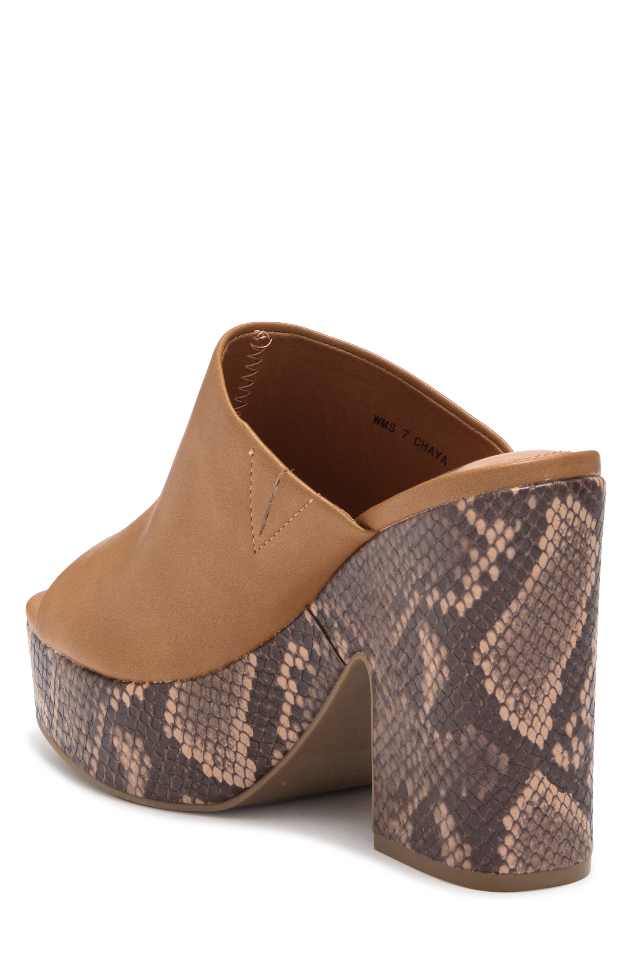 Chaya Heeled Mule, Alternate, color, TAN