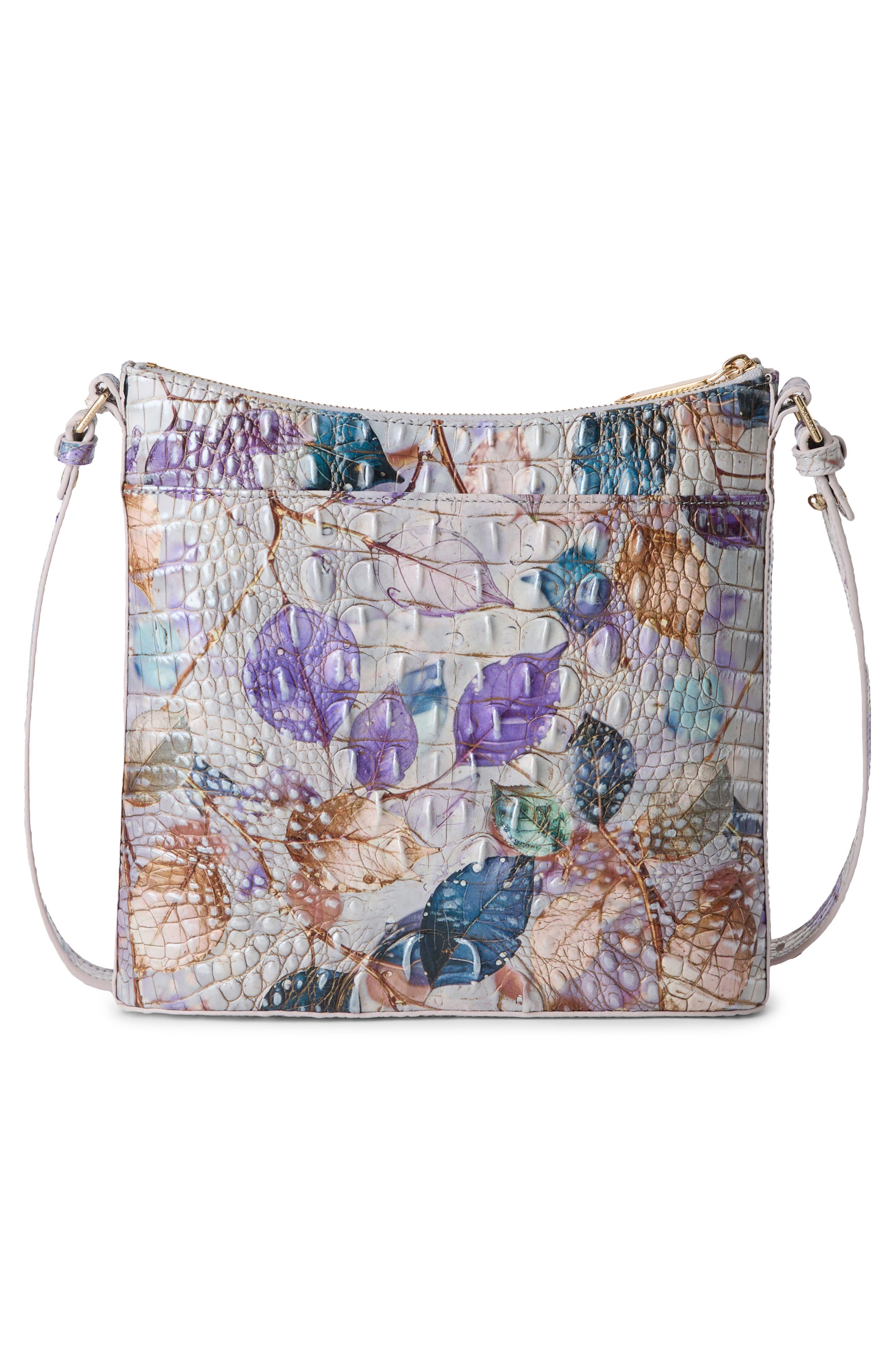 Katie Croc Embossed Leather Crossbody Bag, Alternate, color, FROSTED