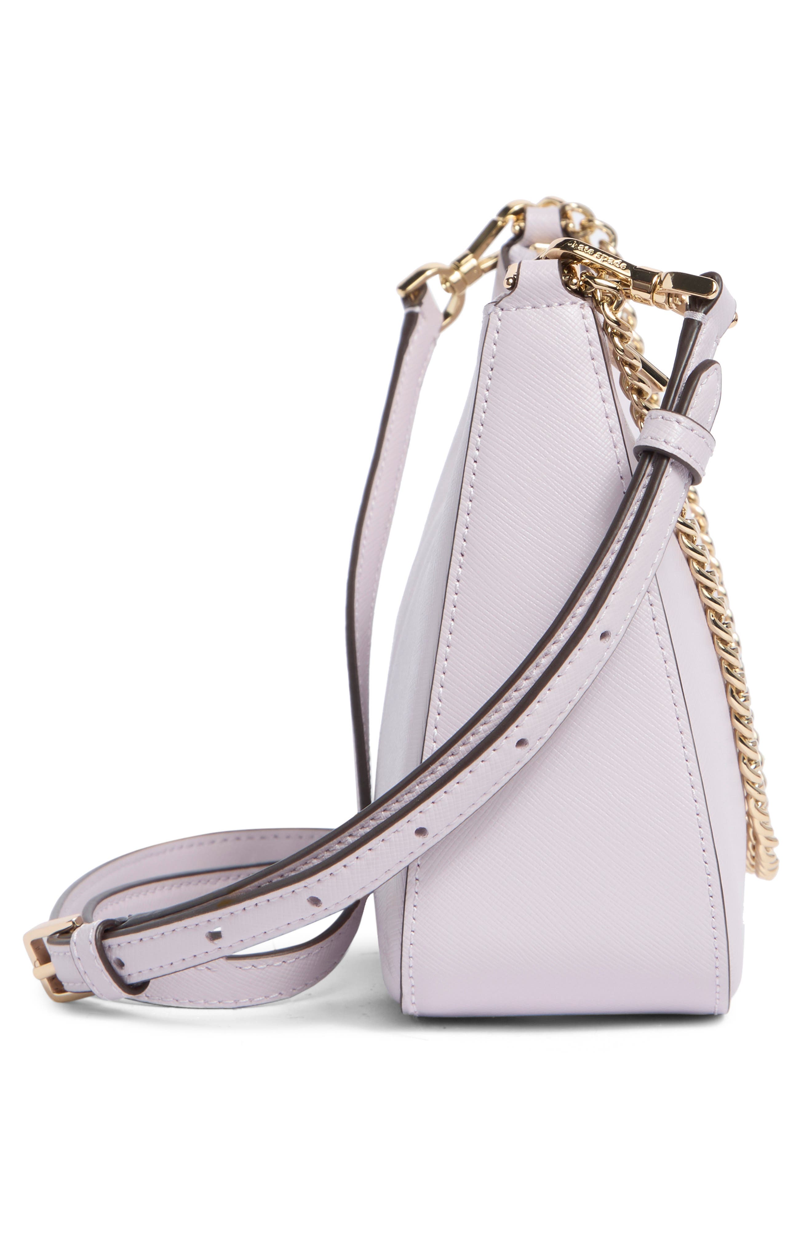 medium convertible crossbody bag, Alternate, color, PASTEL LAVENDER