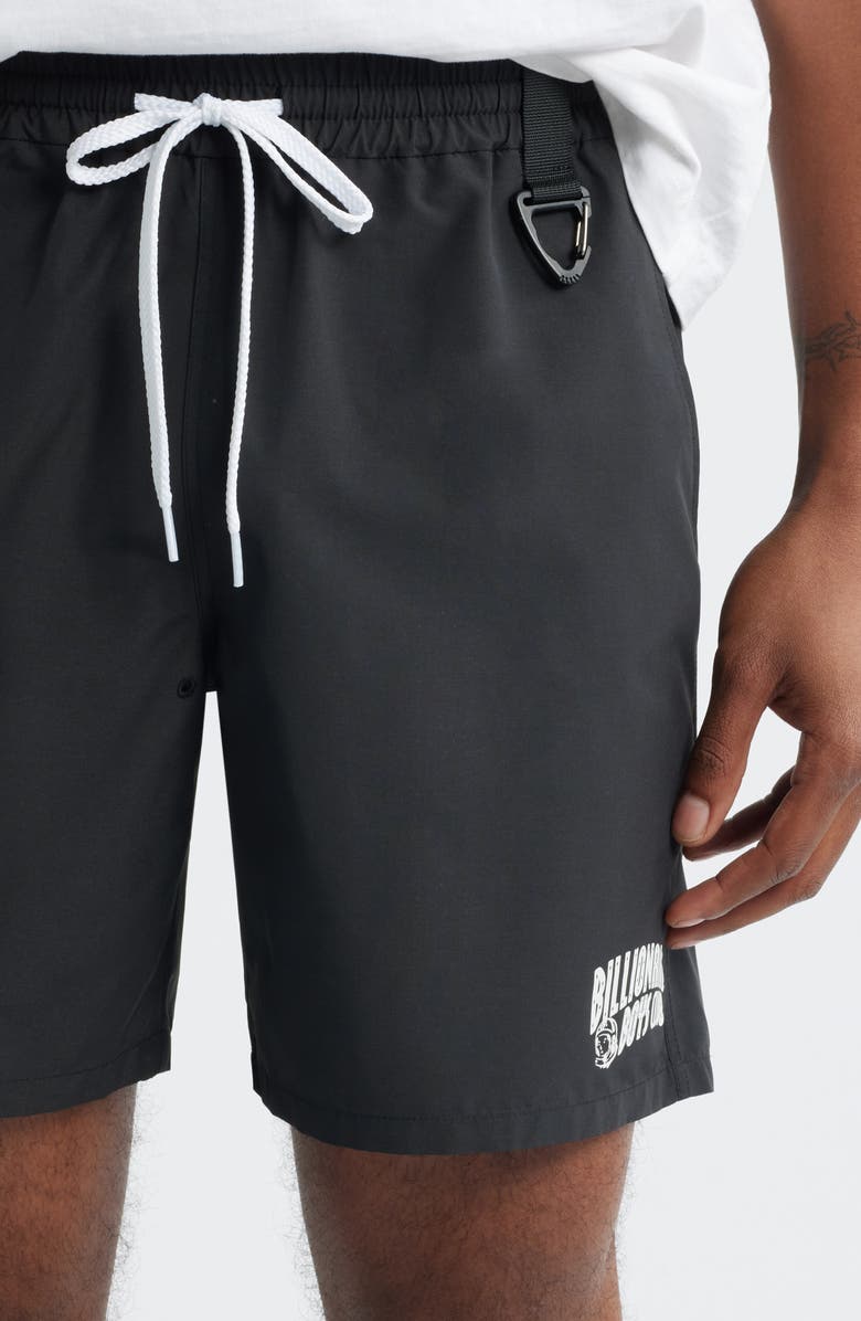 Billionaire Boys Club BB Curve Drawstring Shorts, Alternate, color, Black