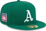 New Era Men's New Era Green Athletics 2026 Baseball Hall of Fame 59FIFTY Fitted Hat