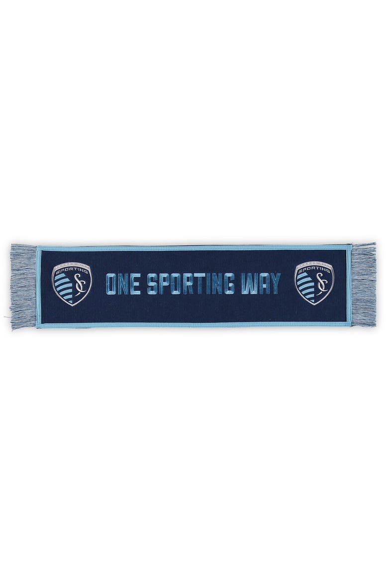 Sporting Kansas City 30.5'' x 8'' Heritage Scarf Banner, Main, color, Navy