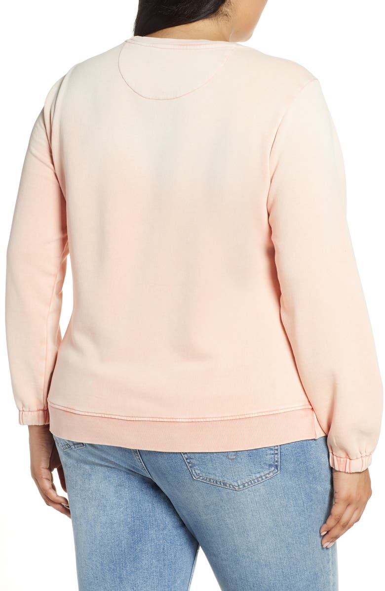 Lucky Brand Lucky Logo Washed Sweatshirt, Alternate, color, 