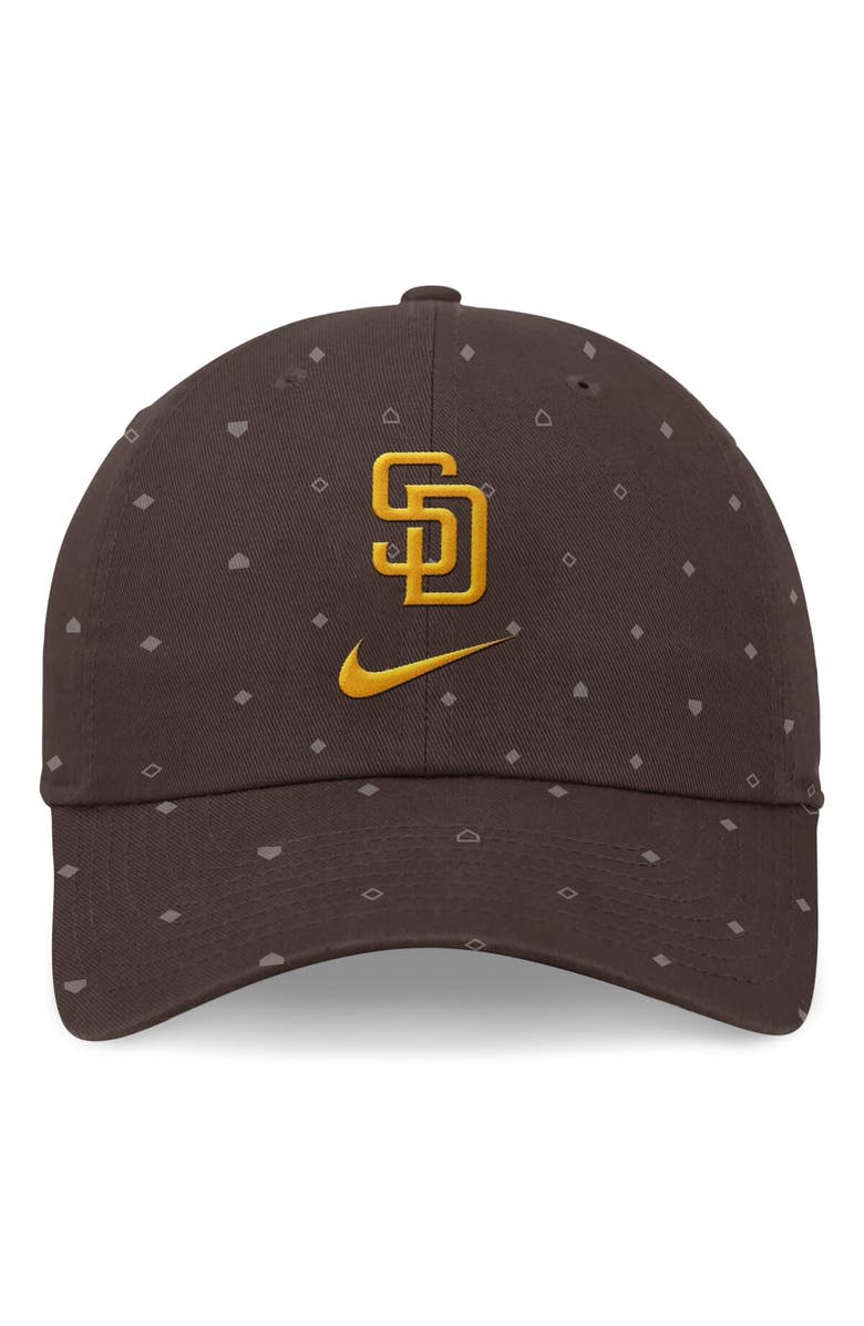 Nike Men's Nike Brown San Diego Padres Primetime Print Club Adjustable Hat, Alternate, color,