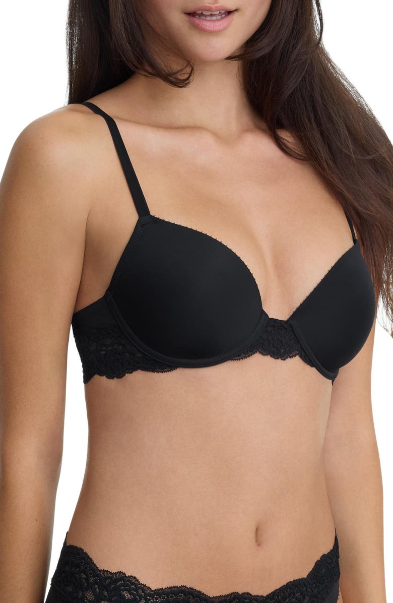 Skarlett Blue Divine Convertible T-Shirt Bra, Alternate, color, Black