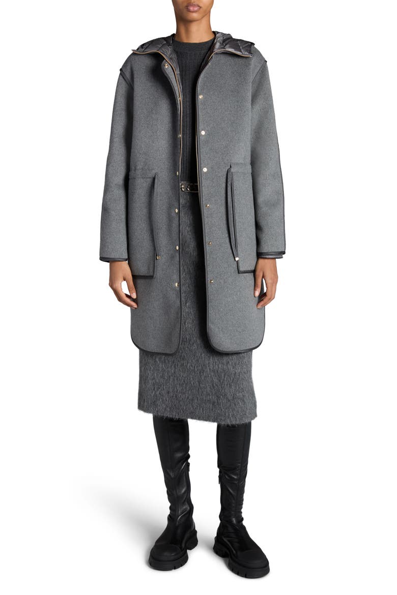 Bonrepos Down Coat, Alternate, color, GREY