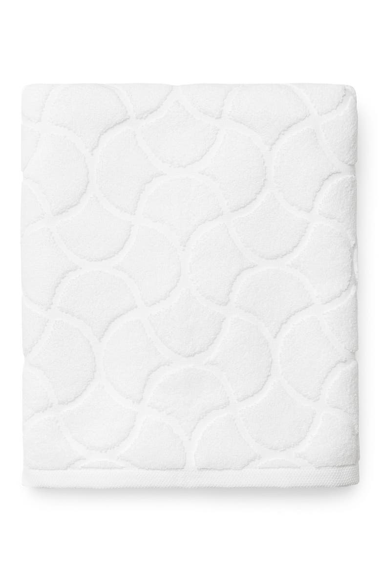 Oasi Cotton Bath Sheet, Alternate, color, WHITE